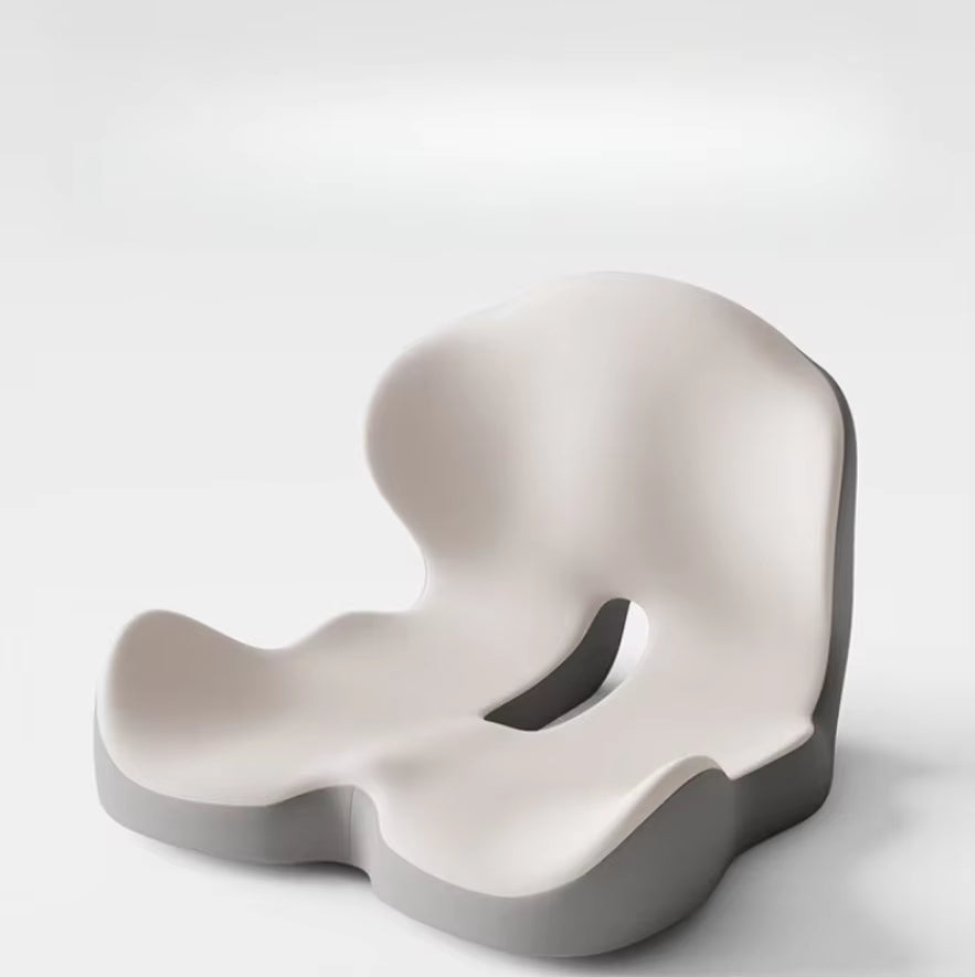 Ergonomic Seat Cushion with Backrest,Soft, Supportive, and Washable Office Chair Pad for Hip and Waist Comfort, Ideal for Long S