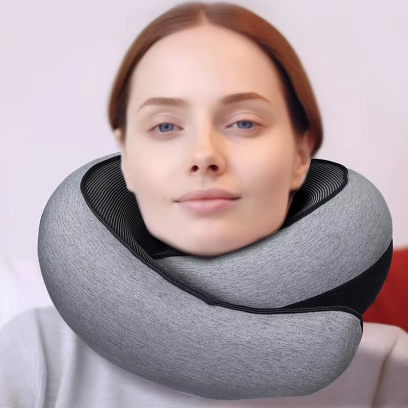 Twist Travel Pillow Travel Healthcare Memory Foam Neck Cervical Airplane Pillow Neck Cushion Memory Foam U-Shaped Pillow